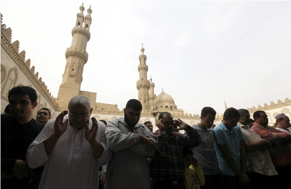 صلاة الجمعة بالجامع الأزهر