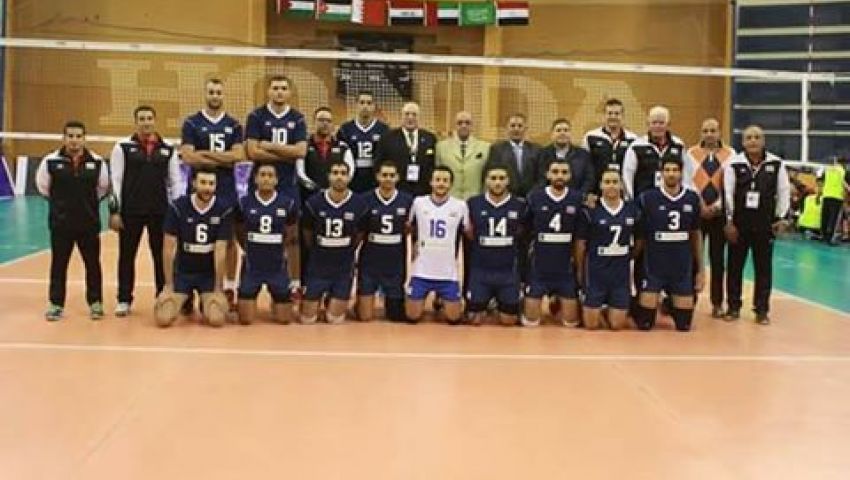 مصر تحصد ذهبية البطولة العربية لمنتخبات رجال الطائرة