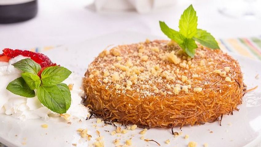 طريقة عمل الكنافة بالمهلبية