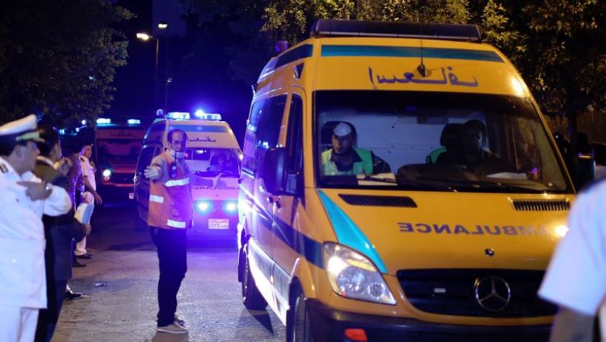 مصرع ثلاثة أشخاص إثر انقلاب سيارة بـ مصرف جنوب بورسعيد