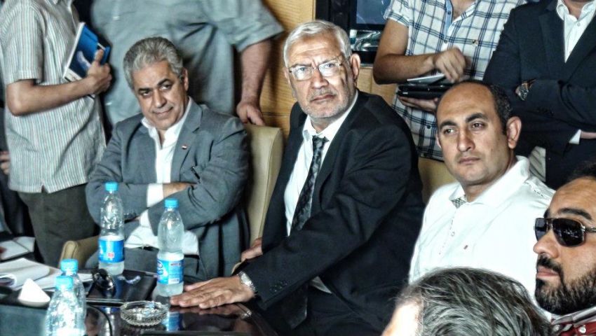 «مصر القوية » يرحّب بانسحاب خالد علي ..ويطالب بتشكيل جبهة مقاطعة