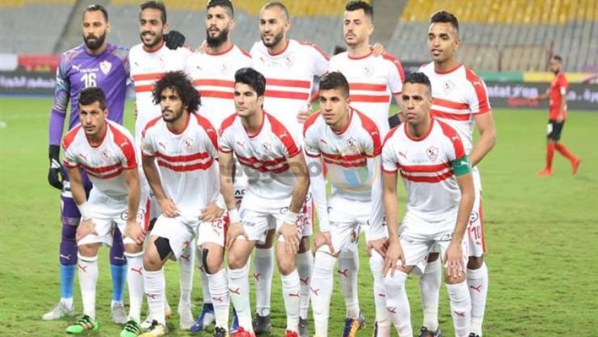 انفوجراف| تشكيل الزمالك أمام المصري البورسعيدي بالدوري العام