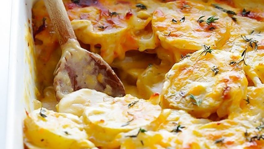 طريقة عمل اسكالوب البطاطس