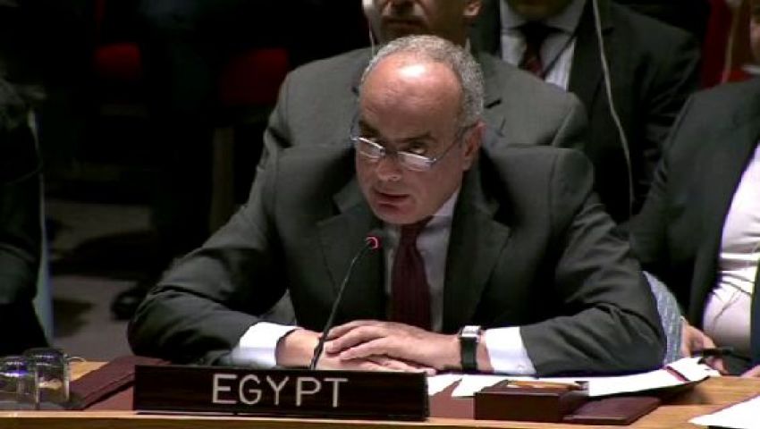 فيديو..مندوب مصر بالأمم المتحدة: أطراف  معينة تدعم الإرهاب بسوريا لنشر الفوضى