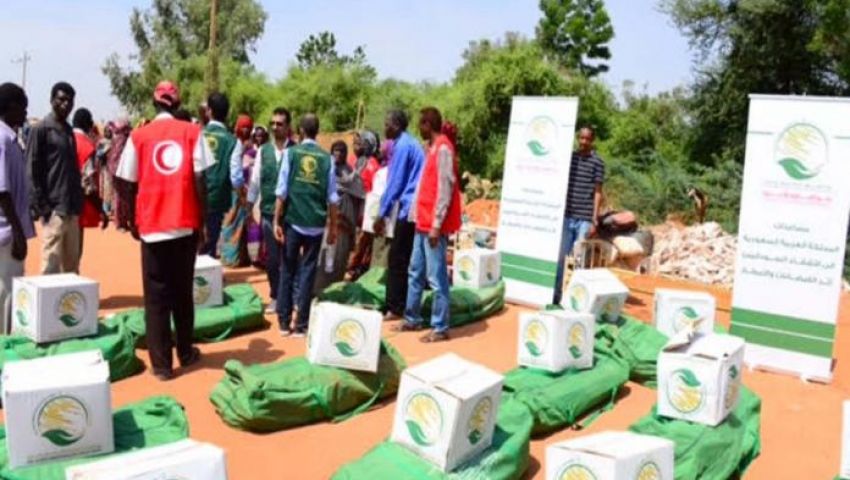 70 طنا تمور مساعدات سعودية للسودان بمناسبة رمضان