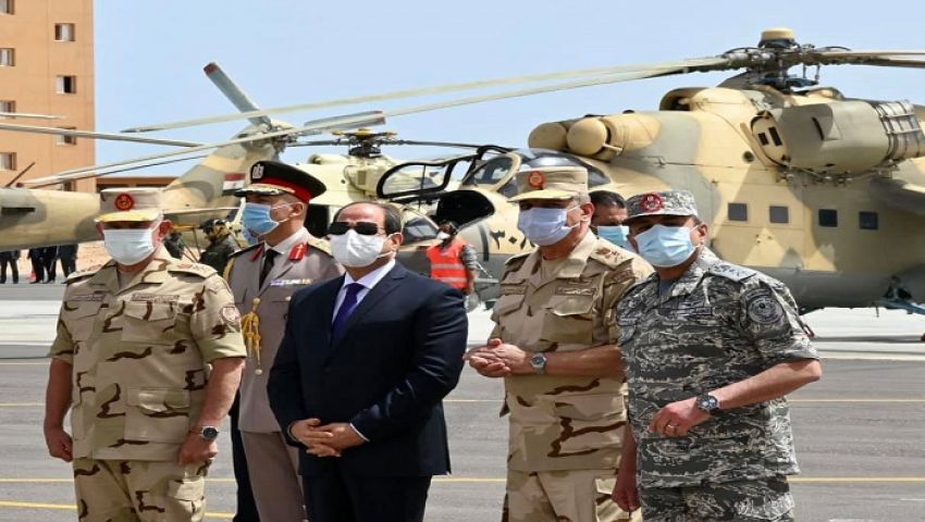 السيسي: سنقوم بتدريب القبائل الليبية وتسليحها