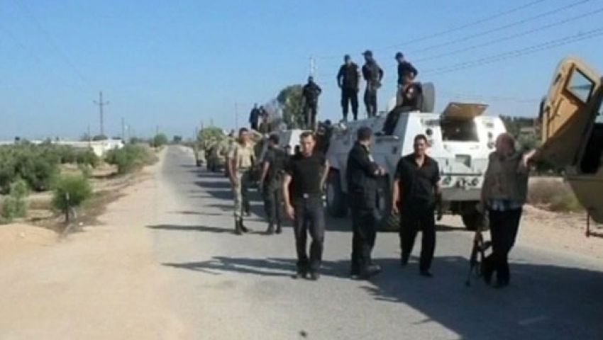 ضبط 111 محكوما و63 مشتبها بهم شمال سيناء
