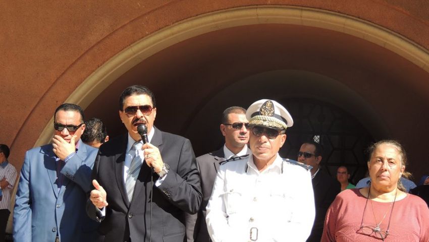 بالصور..مدير أمن الإسكندرية يطالب المدرسين بحماية عقول الطلاب
