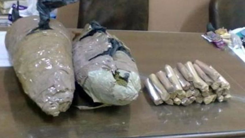 القبض على مسجل خطر بحوزته 36 لفافة بانجو بالغربية