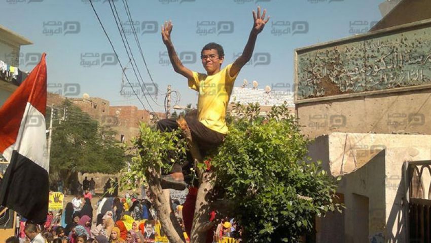 بالصور.. وانتصرت غزة تتصدر مسيرات بني سويف