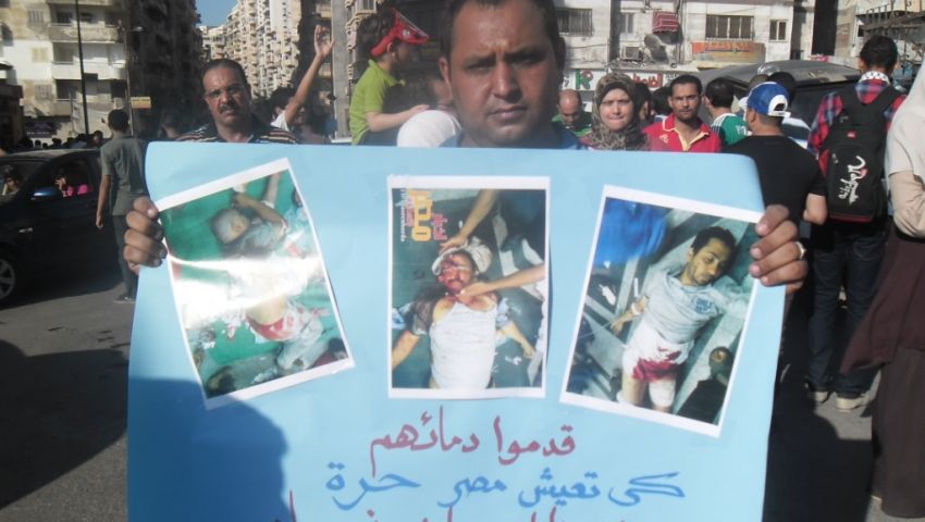 بالصور.. مسيرة لمؤيدي مرسي بالإسكندرية