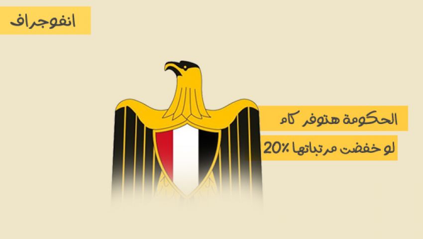 انفوجراف| بالأرقام.. الحكومة هتوفر كام لو خفضت مرتباتها 20 %