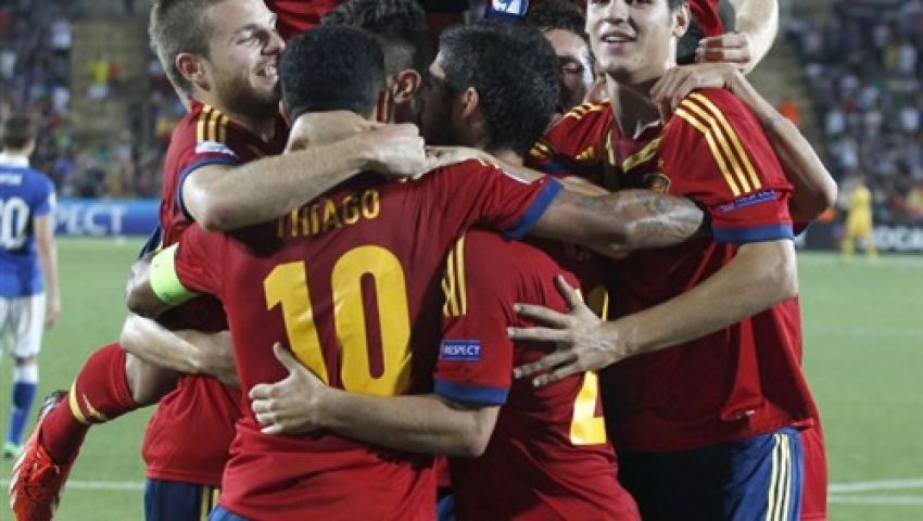 فيديو.. شباب إسبانيا يمطر أمريكا برباعية