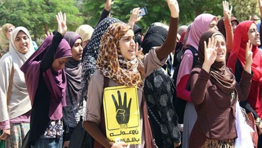 مسيرة لـتنسيقية القوى الثورية تضامنًا مع طلاب الأزهر