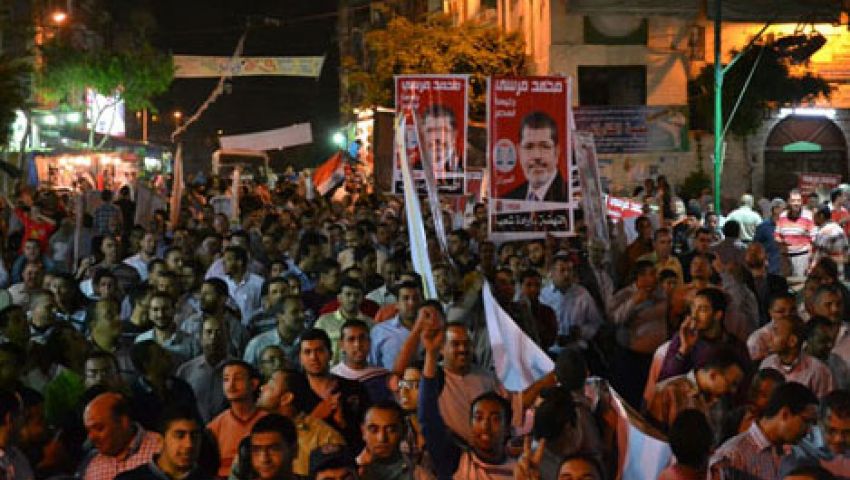 إطلاق نار على مسيرة مؤيدة لمرسي متجهة للمطار