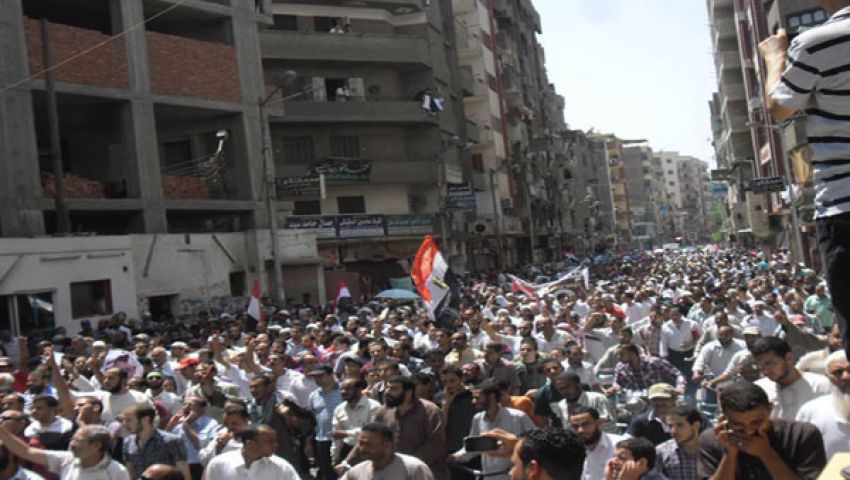 مسيرة للإخوان والتيار الإسلامي بالفيوم