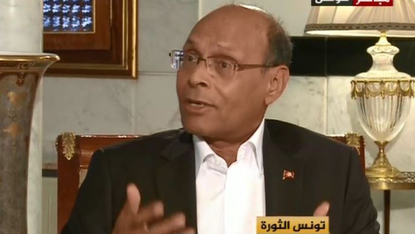 فيديو..المرزوقي للنظام المصري: لا تدخلوا فى معركة مع الصحفيين