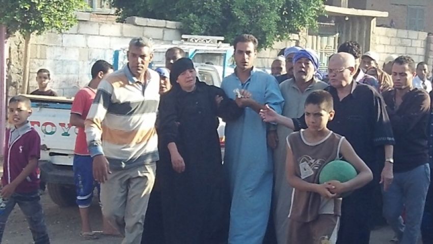 بالصور.. قرية دراجيل المنوفية تودع شهيد هجوم العريش 