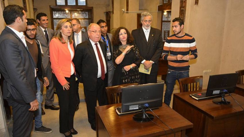 بالصور.. افتتاح بيت جديد للمعماريين بالقلعة