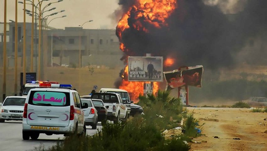 قصف جوي يستهدف السفارة الأوكرانية في طرابلس الليبية