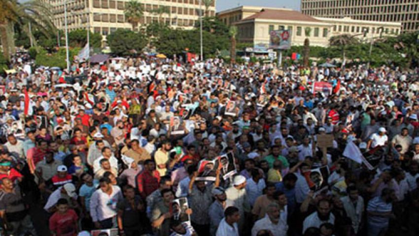 معتصمو النهضة: بيان السيسي دعوة لحرب أهلية