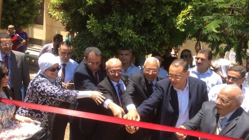 بالصور..افتتاح أول محطة طاقة شمسية بجامعة قناة السويس 
