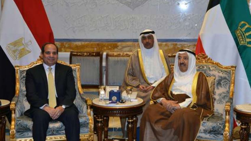 أهل الكويت يحتفون بالسيسي عبر هاشتاج «#الكويت_ترحب_بالرييس_السيسي»