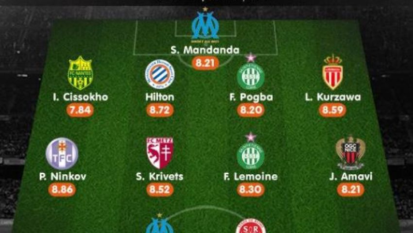التشكيل المثالي للأسبوع السادس من الدوري الفرنسي