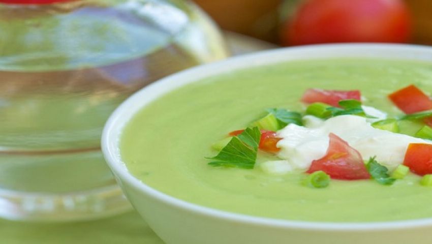 شوربة الأفوكادو