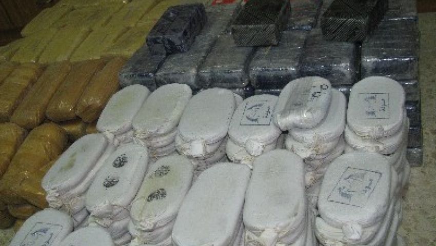 إحباط محاولة تهريب 30 طن مخدرات لمصر