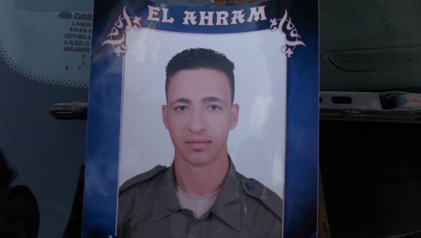 أهالي إيتاي البارود يشيعون جثمان الشهيد أحمد فتحي