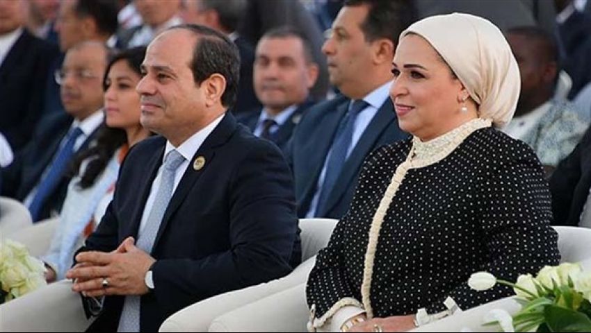 تنشر لأول مرة.. صور من حياة «السيسي» خلال لقاء قرينته