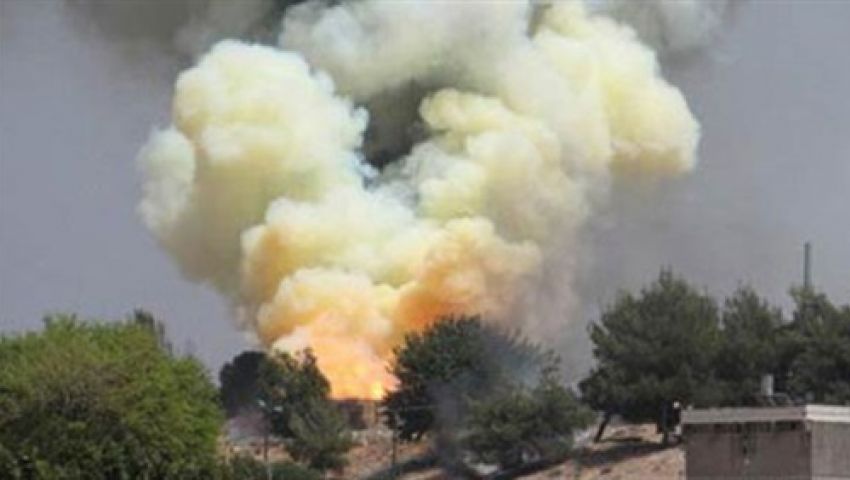 انفجارعبوة ناسفة بالقرب من مدرعة برفح