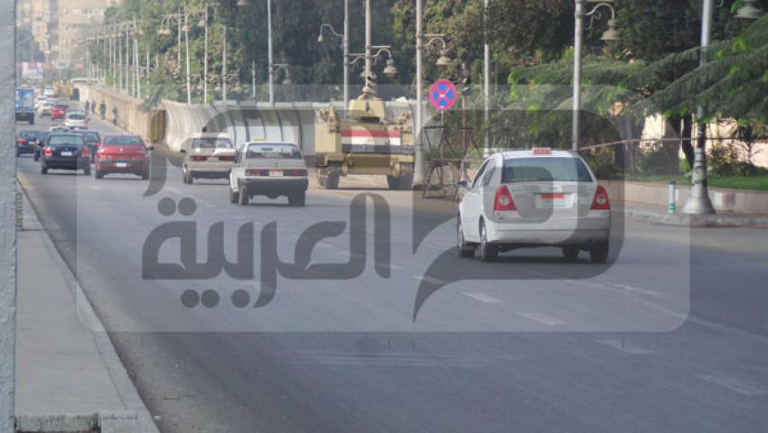 هدوء حذر وسيولة بحركة المرور بمحيط الاتحادية