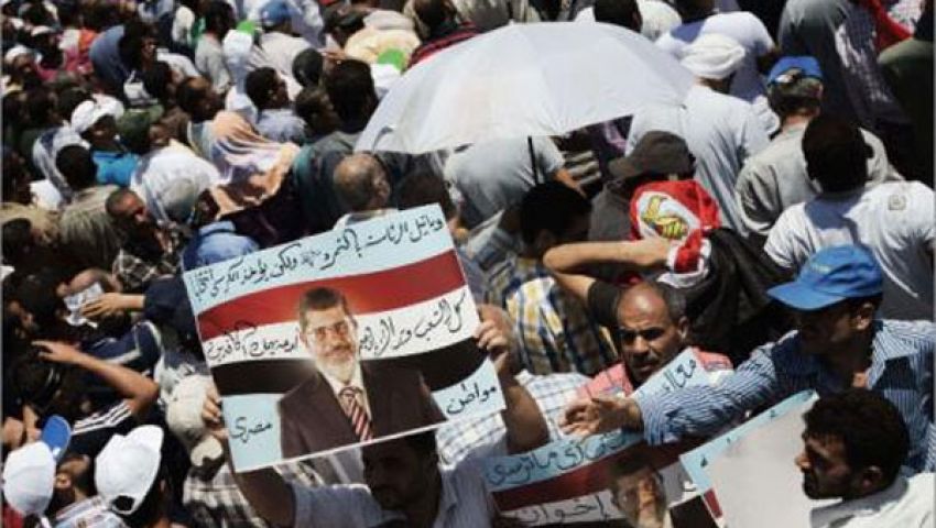 تظاهرة مؤيدة لـ مرسي بالمحلة