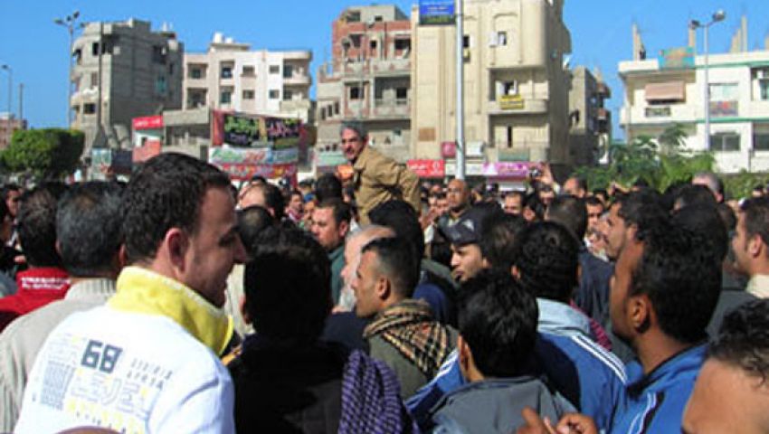مسيرات مؤيدة ومعارضة للرئيس مرسي في سيناء