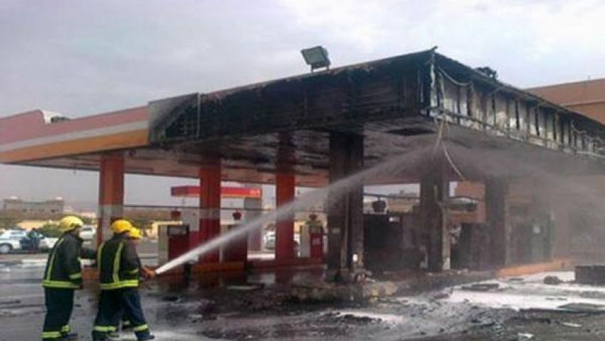 إصابة 17 في حريق محطة بنزين بالمنيا