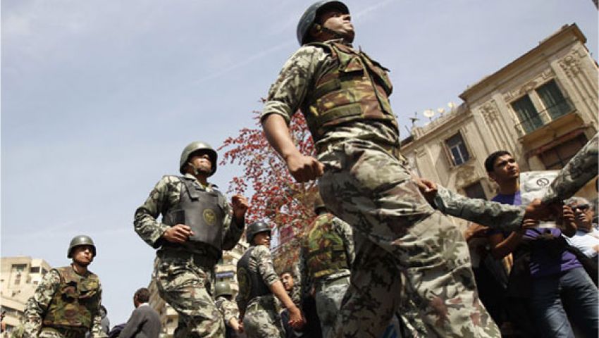 قوات الجيش تبدأ انتشارها فى كافة محافظات مصر