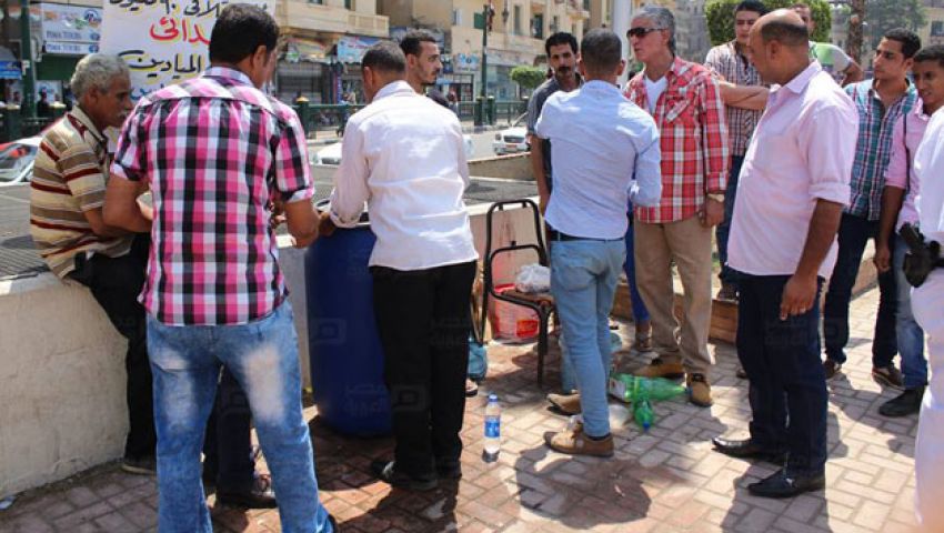 بالفيديو | حملة لإزالة إشغالات التحرير في احتفالية قناة السويس 