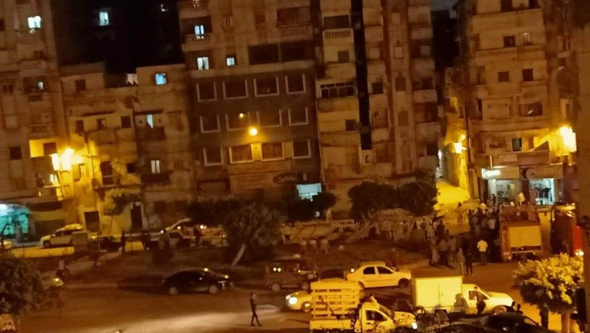 إخلاء  16 عمارة بمحيط عقار الورديان المائل بالإسكندرية