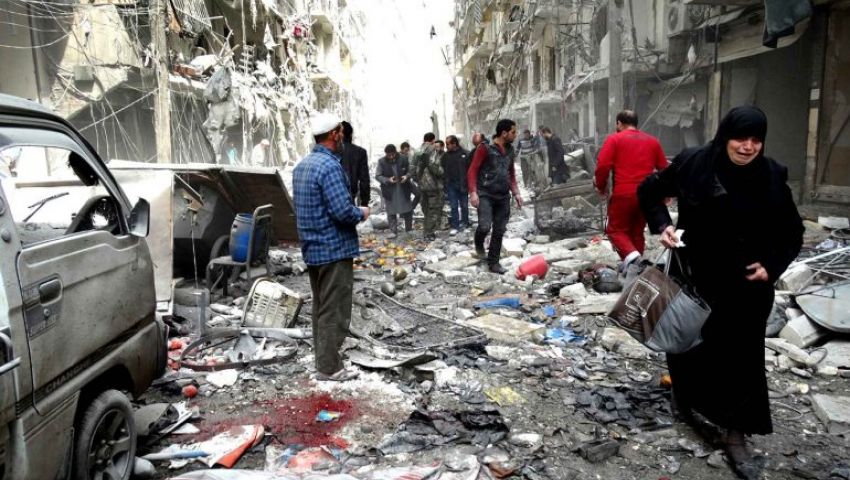 مقتل 15 مدنيا في قصف جوي على حلب وإدلب
