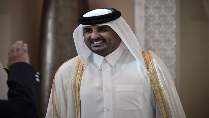 أمير قطر يتلقى اتصالًا من ترامب