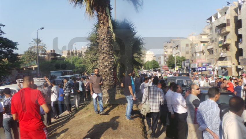 متظاهرو الهرم:تمثيلية تمثيلية ..ارحل يا وزير الداخلية