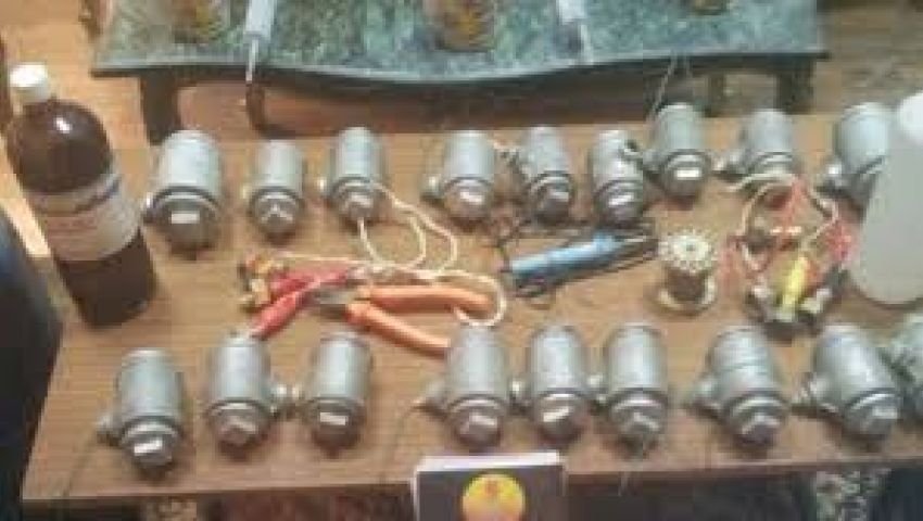 حبس متهم بالبدرشين حول منزله لمصنع متفجرات