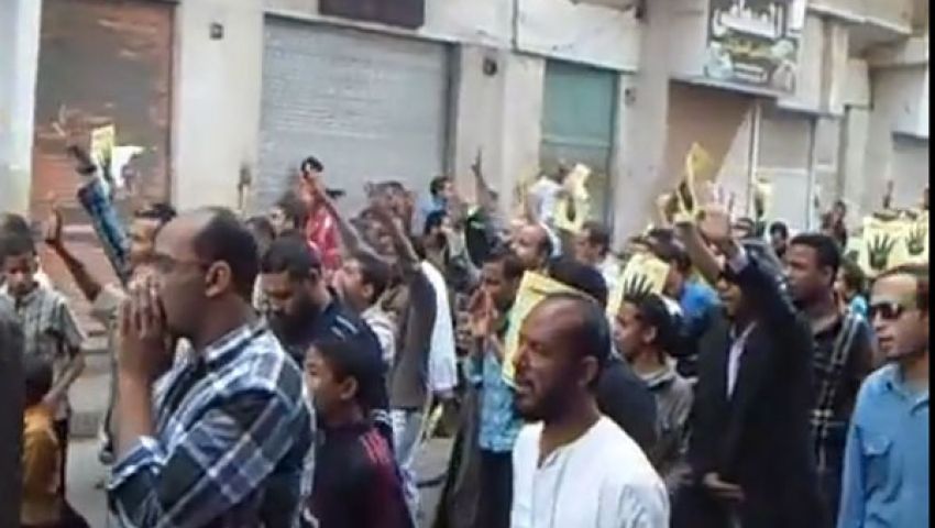 فيديو. مسيرة رافضي الانقلاب بقنا تندد بحكم العسكر