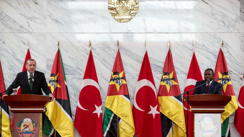 أردوغان: نرغب في زيادة التجارة مع موزمبيق إلى 500 مليون دولار