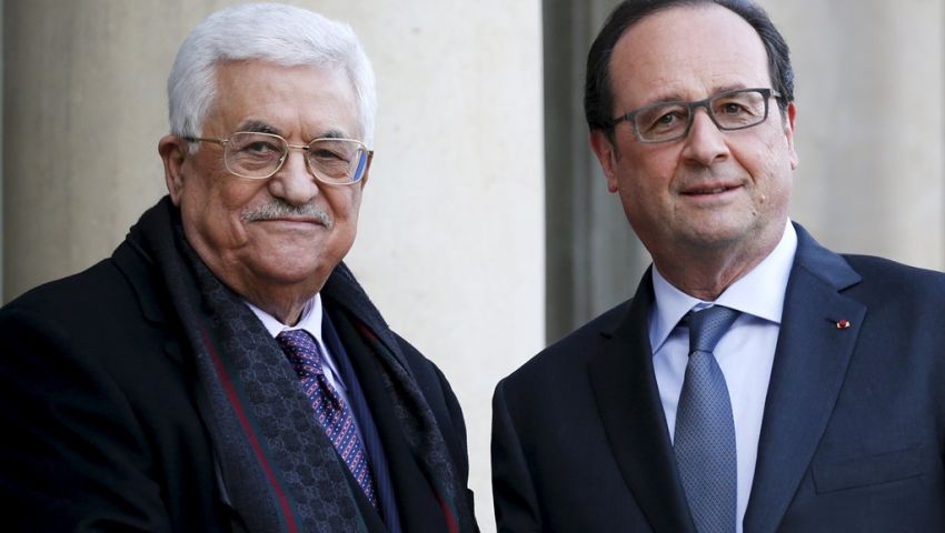 عباس يطلع أولاند على تطورات القضية الفلسطينية