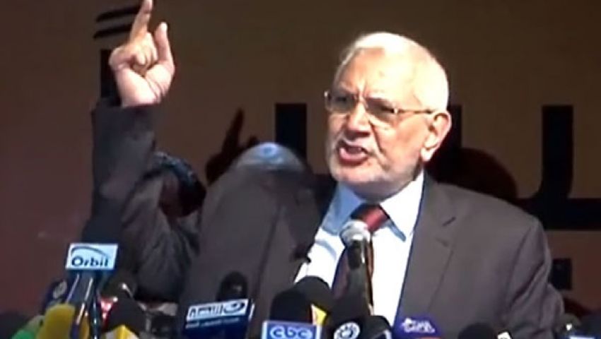 أبوالفتوح: ما حدث في 30 يونيو انقلاب عسكري لإنقاذ الوطن