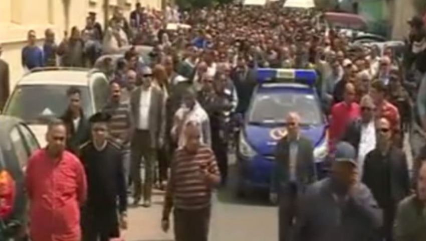 بالفيديو..تشييع جثمان العميدة نجوى الحجار