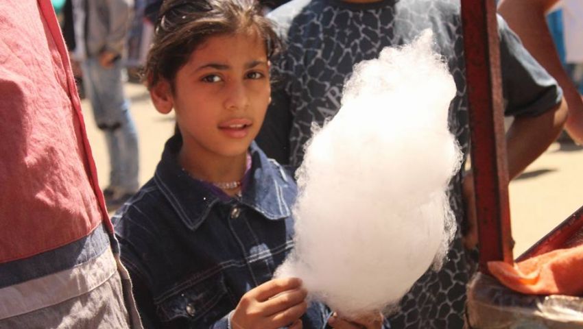 بالصور| غزل البنات بهجة الأطفال في حديقة الحيوان